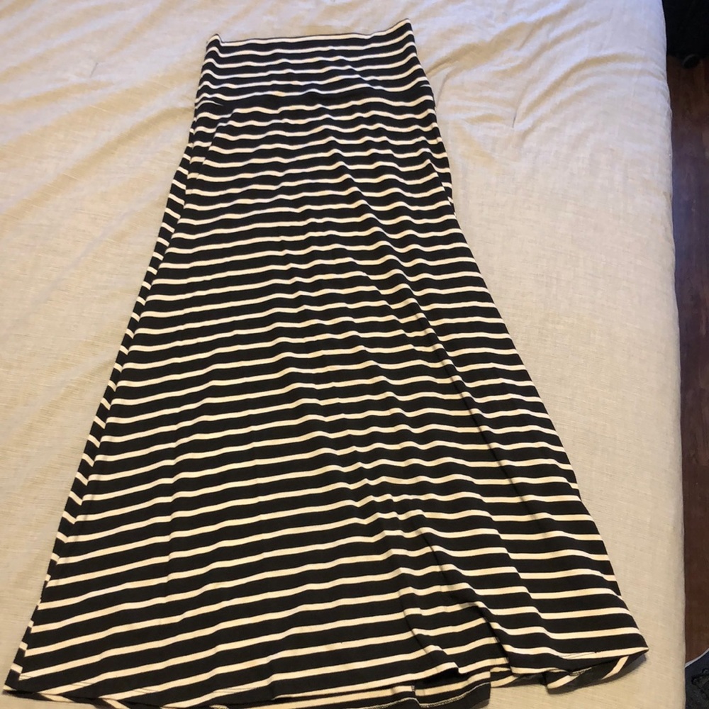 B&W Maxi Skirt
